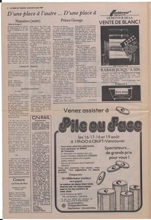 Le Soleil de Colombie, August 12, 1983, page 6