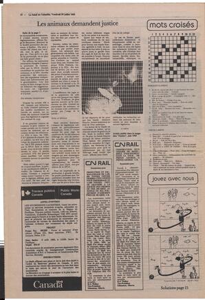 Le Soleil de Colombie, July 29, 1983, page 12