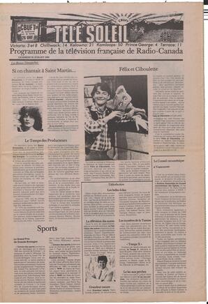 Le Soleil de Colombie, July 22, 1983, page 7