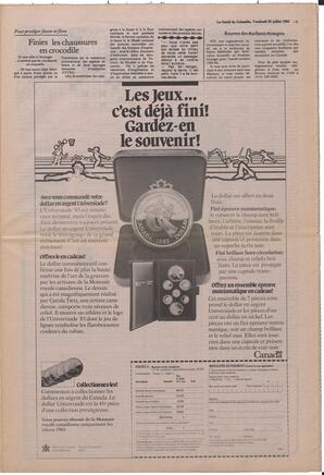 Le Soleil de Colombie, July 22, 1983, page 5