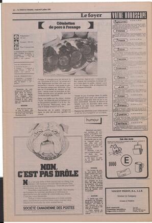 Le Soleil de Colombie, July 8, 1983, page 12