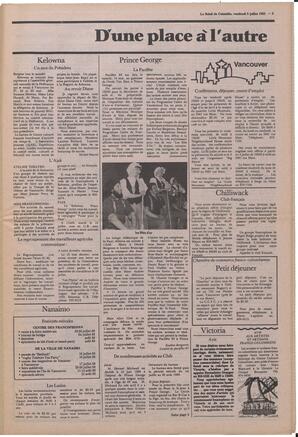 Le Soleil de Colombie, July 8, 1983, page 3