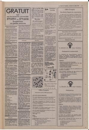 Le Soleil de Colombie, July 1, 1983, page 31