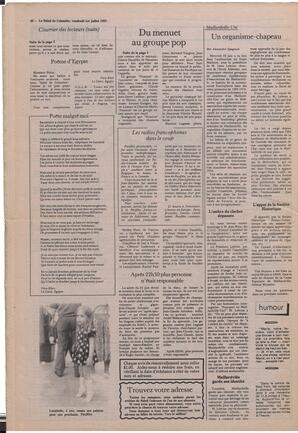 Le Soleil de Colombie, July 1, 1983, page 30