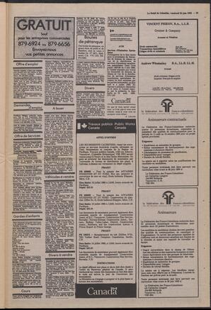 Le Soleil de Colombie, June 24, 1983, page 23