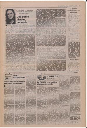 Le Soleil de Colombie, June 24, 1983, page 11
