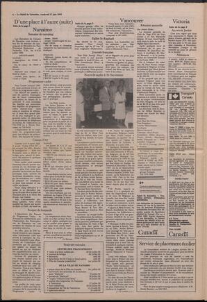 Le Soleil de Colombie, June 17, 1983, page 4