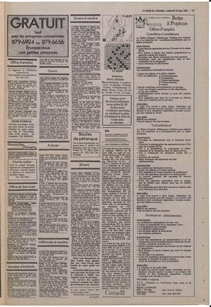 Le Soleil de Colombie, June 10, 1983, page 19