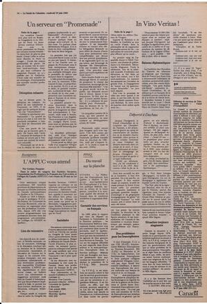 Le Soleil de Colombie, June 10, 1983, page 14