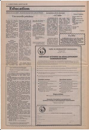 Le Soleil de Colombie, June 10, 1983, page 6
