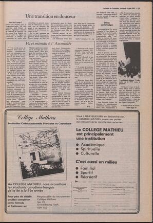 Le Soleil de Colombie, June 3, 1983, page 13