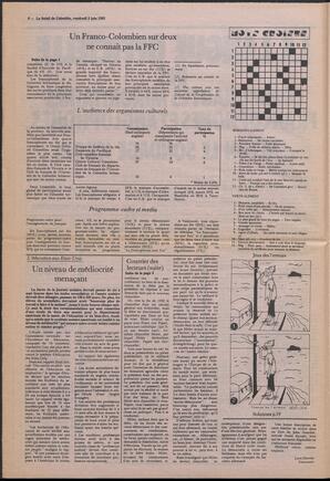 Le Soleil de Colombie, June 3, 1983, page 6