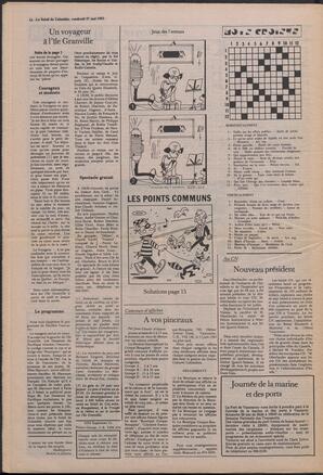 Le Soleil de Colombie, May 27, 1983, page 14