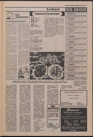 Le Soleil de Colombie, May 27, 1983, page 13