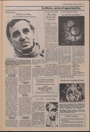 Le Soleil de Colombie, May 27, 1983, page 11