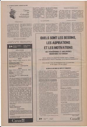 Le Soleil de Colombie, May 27, 1983, page 6