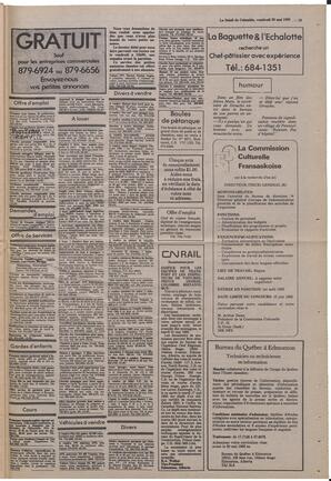 Le Soleil de Colombie, May 20, 1983, page 19