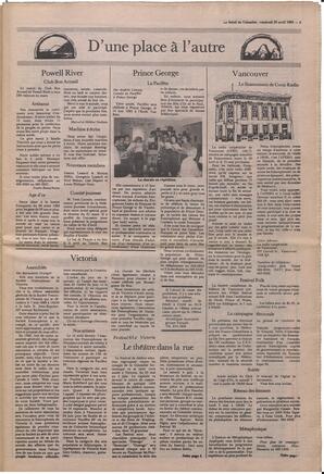 Le Soleil de Colombie, April 29, 1983, page 3