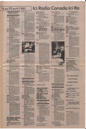 Le Soleil de Colombie, April 15, 1983, page 11
