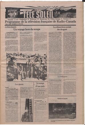 Le Soleil de Colombie, April 15, 1983, page 9