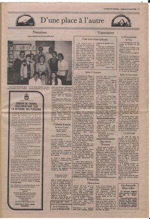 Le Soleil de Colombie, April 15, 1983, page 3