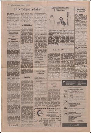 Le Soleil de Colombie, April 8, 1983, page 16