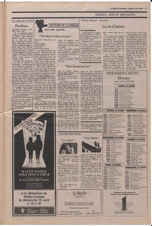 Le Soleil de Colombie, April 8, 1983, page 11