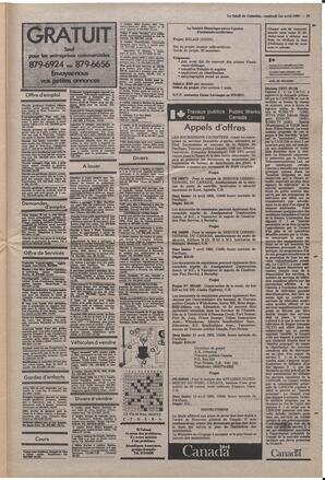 Le Soleil de Colombie, April 1, 1983, page 19
