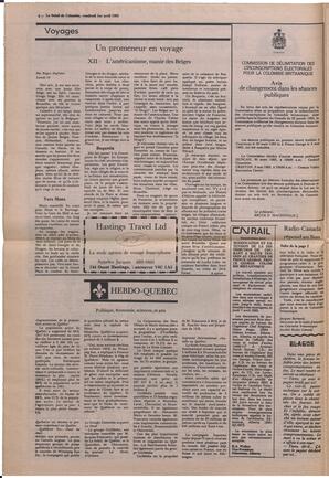Le Soleil de Colombie, April 1, 1983, page 4