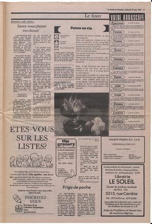 Le Soleil de Colombie, March 18, 1983, page 17