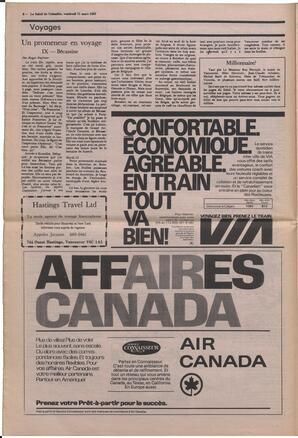 Le Soleil de Colombie, March 11, 1983, page 6
