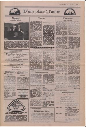 Le Soleil de Colombie, March 11, 1983, page 3
