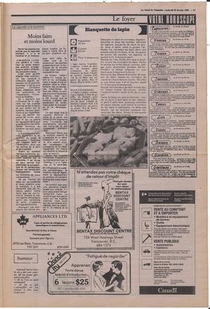 Le Soleil de Colombie, February 25, 1983, page 17