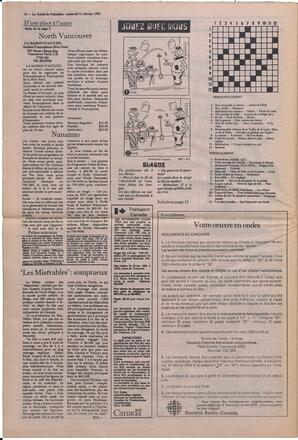 Le Soleil de Colombie, February 11, 1983, page 14