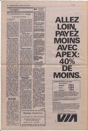 Le Soleil de Colombie, February 11, 1983, page 12