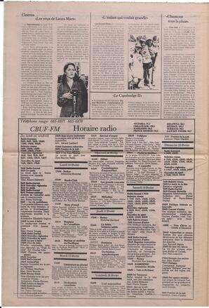 Le Soleil de Colombie, February 11, 1983, page 10