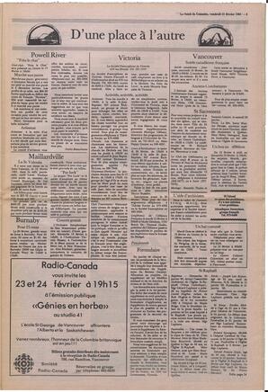 Le Soleil de Colombie, February 11, 1983, page 3