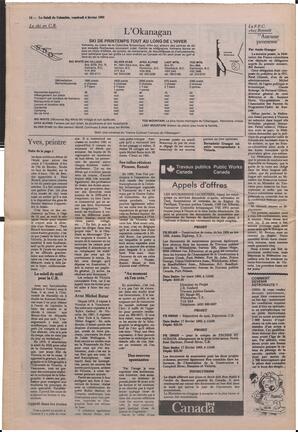 Le Soleil de Colombie, February 4, 1983, page 16