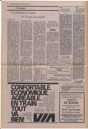 Le Soleil de Colombie, February 4, 1983, page 6