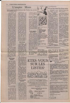 Le Soleil de Colombie, January 28, 1983, page 16