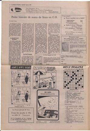 Le Soleil de Colombie, January 7, 1983, page 4