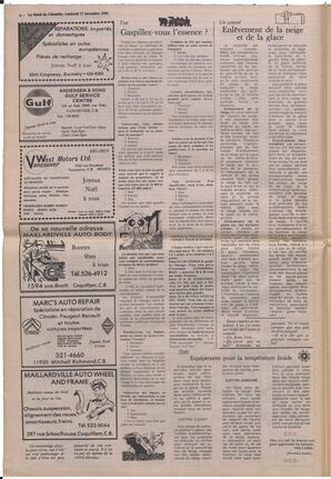 Le Soleil de Colombie, December 17, 1982, page 8