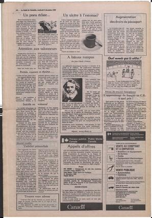 Le Soleil de Colombie, December 3, 1982, page 16