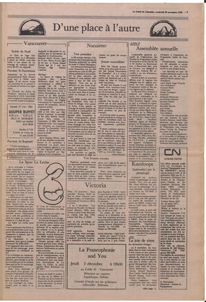 Le Soleil de Colombie, November 26, 1982, page 3