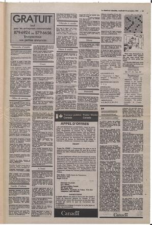 Le Soleil de Colombie, November 12, 1982, page 19