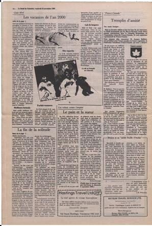 Le Soleil de Colombie, November 12, 1982, page 14