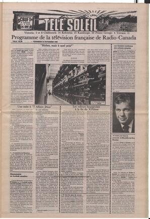 Le Soleil de Colombie, November 12, 1982, page 9