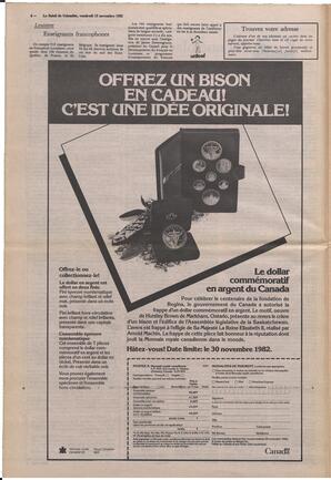 Le Soleil de Colombie, November 12, 1982, page 4