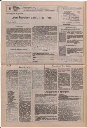 Le Soleil de Colombie, October 29, 1982, page 6