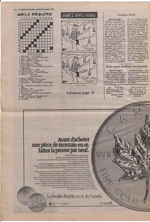 Le Soleil de Colombie, October 22, 1982, page 18